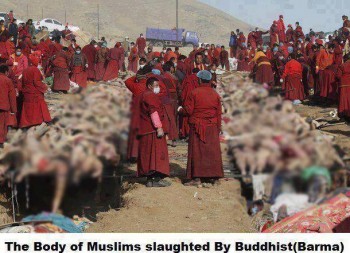 Persécutions religieuses en Birmanie Cadavres-flouttés-350x253