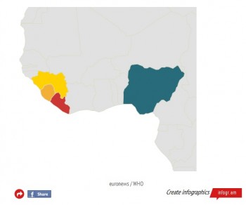 pays touchés par ebola